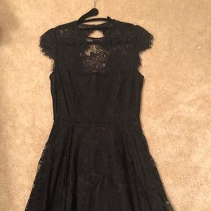 BB Dakota Black Lace Cocktail Dress - Size 0